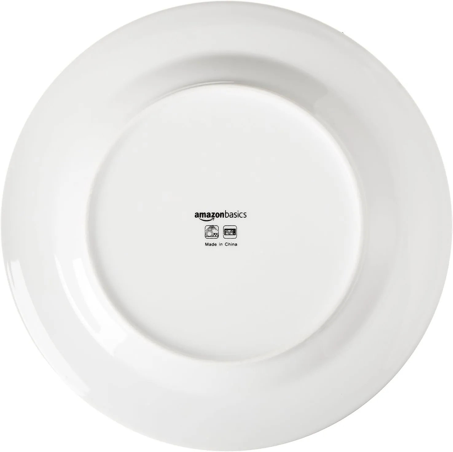 Amazon Basics 18-Piece Kitchen Dinnerware Set, Plates, Dishes, Bowls, Service for 6 - White - Image 4