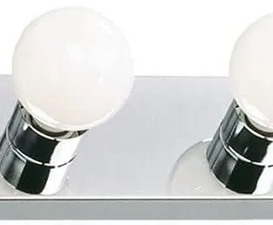 Design House 500892 4-Light Vanity Strip Light Contemporary Dimmable for Bathroom, Bedroom, Makeup Vanity, Polished Chrome