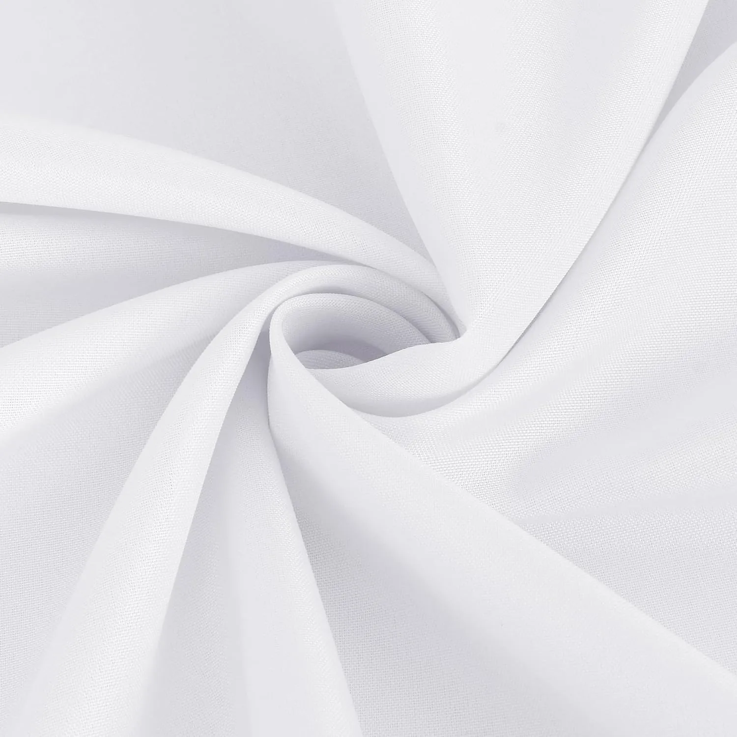 Fitable White Tablecloths for Rectangle Tables, 6 Pack - 70 x 120 Inches - Reusable and Washable Table Clothes for 6-8 Ft Tables, Polyester Fabric Table Covers for Wedding, Party, Banquet - Image 9