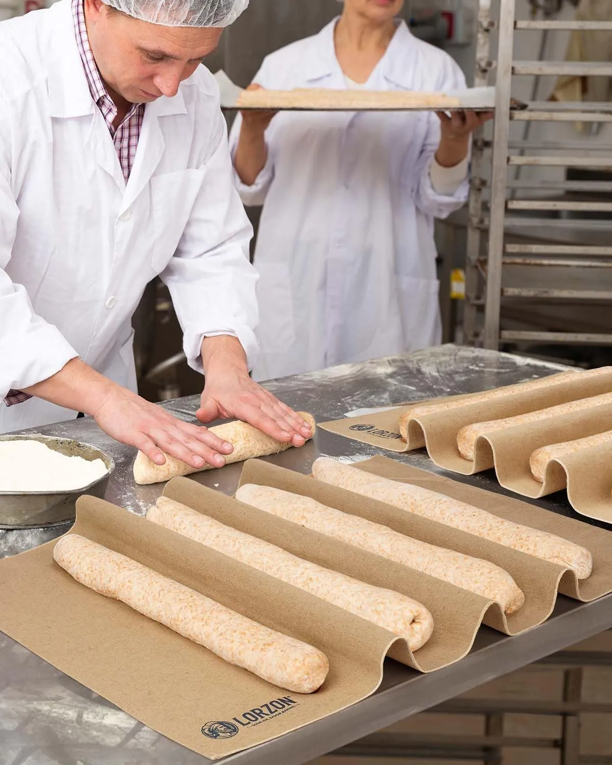 Natural Linen Bakers Couche 39.4"x24", Heavy Duty Proofing Cloth for Baking Baguette Loaves - Image 7